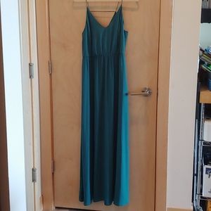 Loft Deep Green Formal/Maxi dress